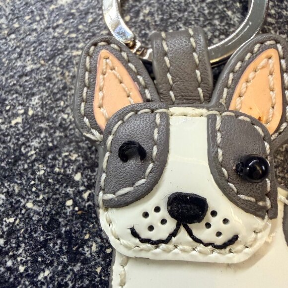 小物 coach keyring charm french bulldog rare Coach Authentic French Bulldog Dog Fob Keychain Keyring Charm RARE